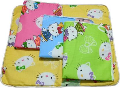 Preferable Clothes New Born Baby Waterproof Foam Cushioned Sheets Pack OF 4