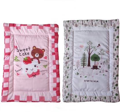 TamTam New Born Baby Bed Mattress, Godari, Sleeping Mattress, Unique Design Set Of 2