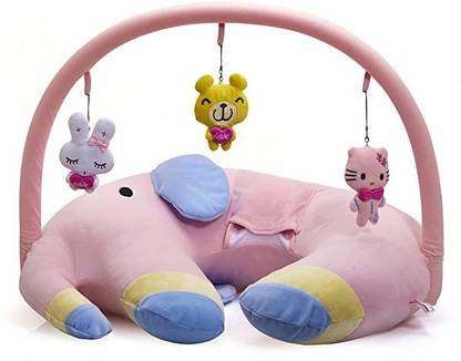 CHARISMOMIC Baby Pillow Soft Feeding Pillow for new born Babies C Shape Pillow