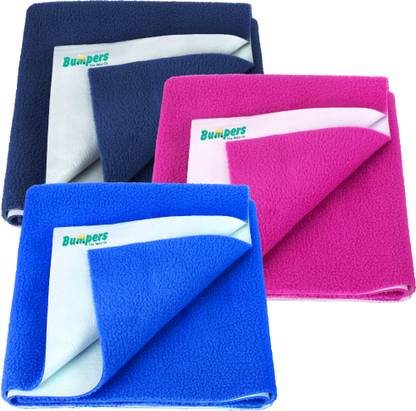 Bumpers Waterproof Baby Dry Sheet, Small Size, Pack of 3