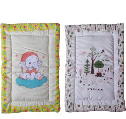 TamTam New Born Baby Bed Mattress, Godari, Sleeping Mattress, Unique Design Set Of 2