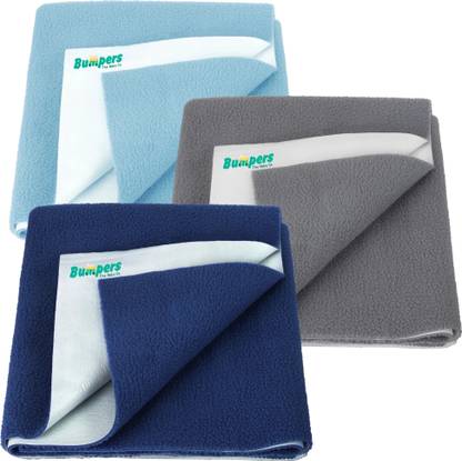 Bumpers Waterproof Baby Dry Sheet, Small Size, Pack of 3