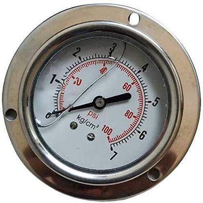 OCEAN STAR 0 To 7 Kg/Cm2 Back Connection Pressure Gauge Radius Gauge