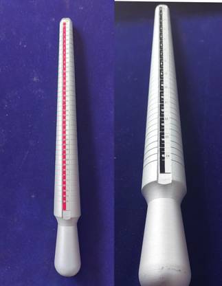 Shyam Sarowar Pack of 2 Aluminium Ring size measurement stick Ring Gauge