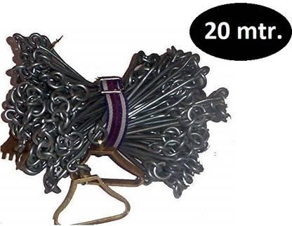Solander 100 Links Land Measuring Survey Chain 20 Metre with Brass Tags and Brass Handle Height Gauge