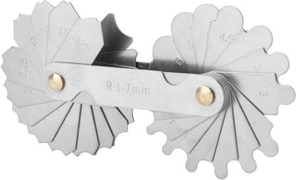 RANX Radius Gauge Measuring Tool Sturdy For Concave And Convex Surfaces (15, 5-25mm) Radius Gauge