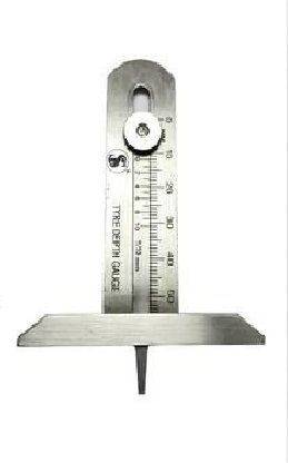 Shrinath Industries Tire Tread Depth Gauge 0-50mm (Analogue Gauge) | Accurately measure Tread Depths Height Gauge