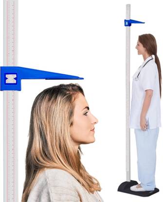 Bos Medicare Surgical Height Measuring Scale Stadiometer Portable 210cm Range Unbreakable base Height Gauge