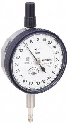 Mitutoyo 2109S-10 Plunger Type Dial Indicator 0.001 Dial Indicator