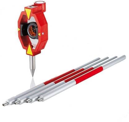 ARN Mini Prism with 4 Poles – for Total Station Land Survey Test Indicator