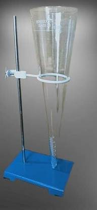 wkm 1000 ML Graduated Borosilicate Glass 3.3 Imhoff Cone With Stand | Test Indicator
