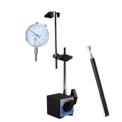 Digital Craft Dial Indicator Measurement Dial Gauge,Magnetic Stand,Telescopic Magnetic Pen Dial Indicator