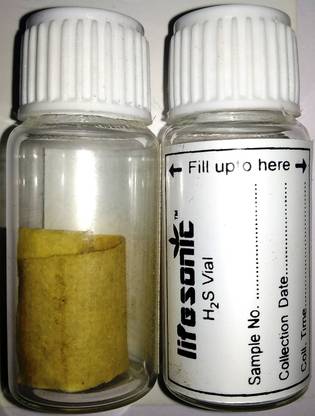 LIFESONIC Bacteriological H2S Vials for Water Test Indicator
