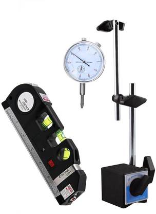 Digital Craft Dial Indicator Measurement Dial Gauge, Magnetic Stand, Laser Level Dial Indicator