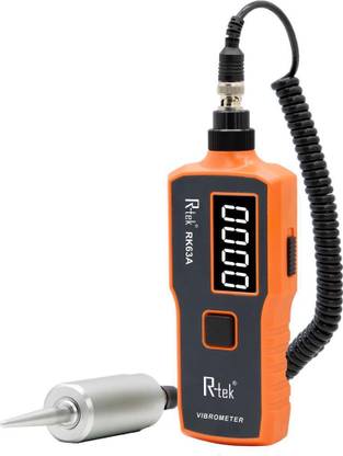 R-tek Digital Vibration Meter Vibrometer Handheld Vibration Analysis Equipment Test Indicator