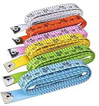 Hirday Golden Fiber Glass Tailor Tape Pack of 10 pcs Measurement Tape