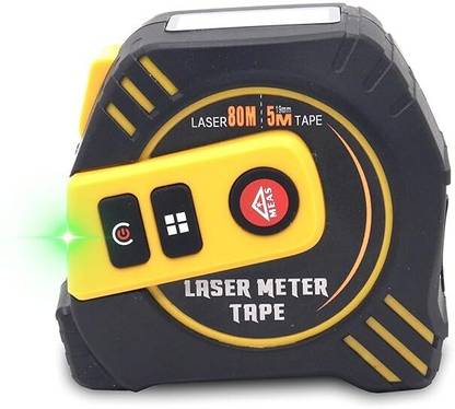 Tomahawk 2-in-1 Digital Laser Tape Measure Measurement Tape