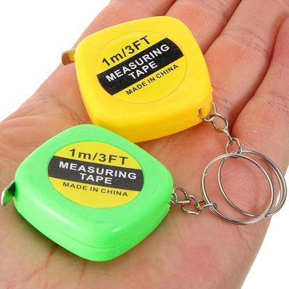 shoshin Tape Measure Keychain, Retractable Mini Measuring Tape, Portable, High Precision Measurement Tape