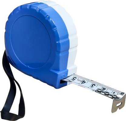 KUBER INDUSTRIES Professional Surveying Measuring Tape Strip|5 Meter|Blue Measurement Tape