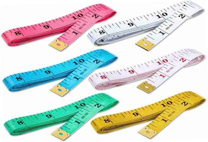 Jiyansh Traders 6 Pcs Inchi Tape Tailor Measuring Ruler Sewing Cloth Tailor Measurement Tape Measurement Tape