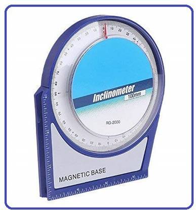 dinojames Inclinometer Protractor Tilt Level Meter Angle Finder Measurement Tape