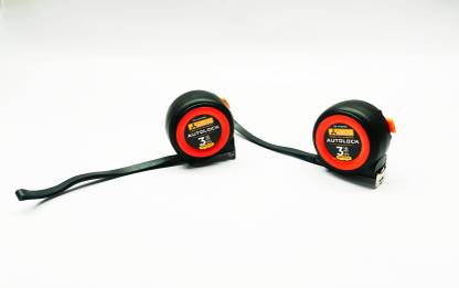 4MECH 3m x 2 Premium Plastic AutoLock Measuring Tape for Home and Professional Use Measurement Tape