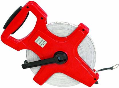 HUSAMI Freemans 100 Meter Open Reel Tape Measurement Tape