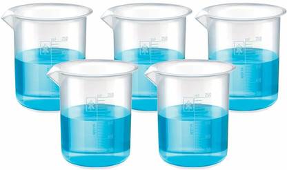 SBT Plastic Beaker School Collage Chemistry Lab Laboratory Science Experiments Measuring Cup