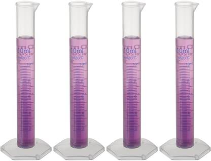LABO Plastic Measuring Cylinder Transparent Graduated Cylinder's for Laboratory Test Measuring Cup