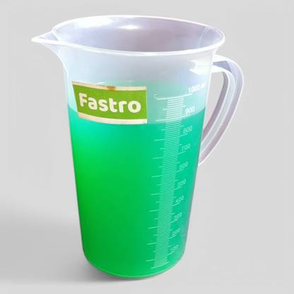 fastro Transparent Measuring Jug 1000 ml for Kitchen Cooking Jug Baking & Measuring Liquids (Pack of 1) Measuring Cup