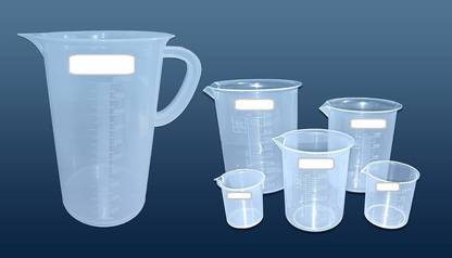 SBT Transparent Measuring Beake Laboratory Kitchen Cooking Measuring jug Pack of 6 Measuring Cup Set