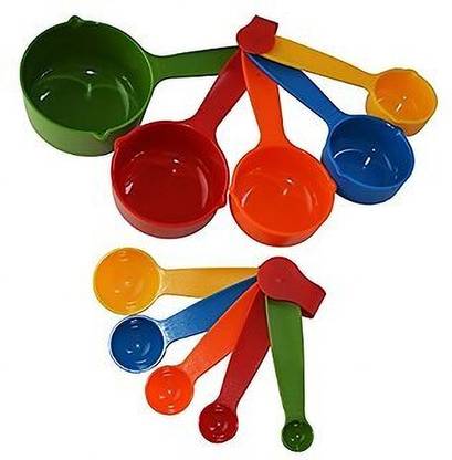 yatin enterprise Plastic Baking Measurement Measuring Cups HQ98 Spoons Set Measuring Cup Set