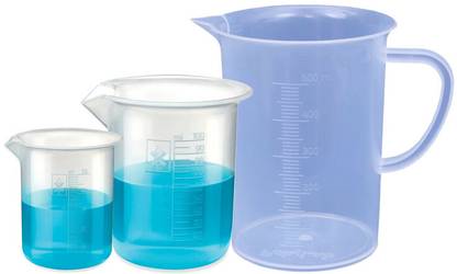 Bello plastic measuring beaker 50ml, 100ml & jug 500ml Measuring Cup Set