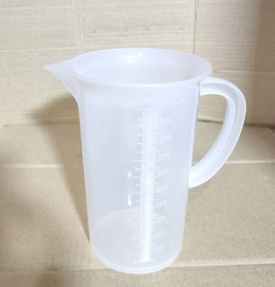 Widely Pure Measuring Jug 1000ml with Handle Transparent Plastic Measuring Cup