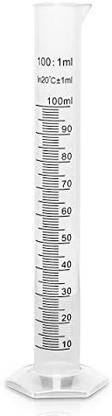 AmazingFind Plastic Measuring Cylinder 100 ML Measuring Cup 100ml For Laboratory Kitchen Measuring Cup