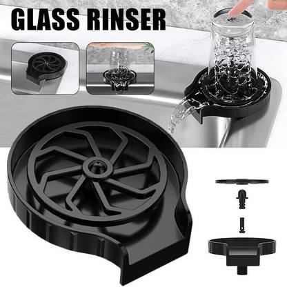 ZURU BUNCH Faucet Glass Rinser Automatic Cup Washer for Kitchen Bar Sink Bottle Cleaner_1PC Measuring Cup