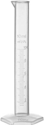 AANIJ Measuring Cylinder 10ml (Pack of 1) hexagonal base Measuring Cup