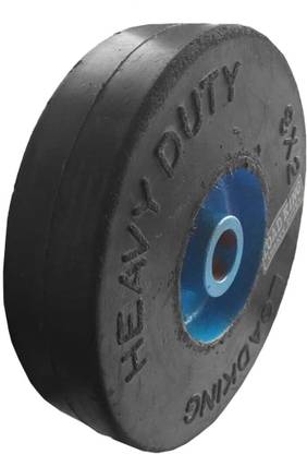 Implemental Rubber Bonded CI Measuring Wheel (8" X 2" X 1") Single Unit Measuring Wheel