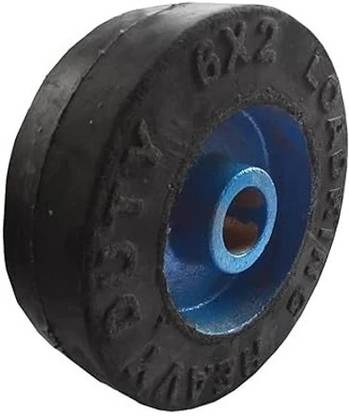 Implemental Rubber Bonded CI Measuring Wheel Rubber Bonded C.I Wheel With Bearing Single Unit Measuring Wheel