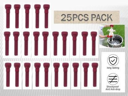 pv engineers Rubber Plucker for Chicken Feather Cleaning Machine (Pack of 25)Red Silicone Masher Meat Tenderizer