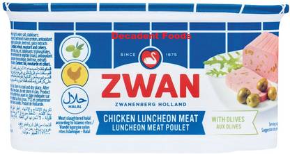 Decadent Foods Zwan Chicken Luncheon Meat with Olives |