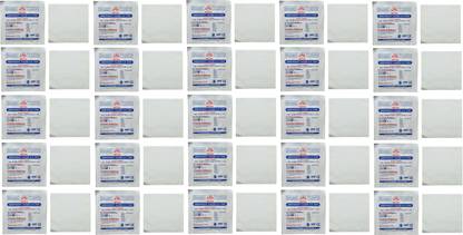 Agarwals Absorbent Gauze Swabs Sterile 10 cm X 10 cm X 12 ply (Single Pack) - 25 Pack Gauze Medical Dressing