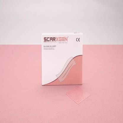 SCARXGEN SCARXGEN Silicone Gel Sheet 5cm x 5cm | Scar Sheet | Small ,Laparoscopic scar Hydrogels Medical Dressing