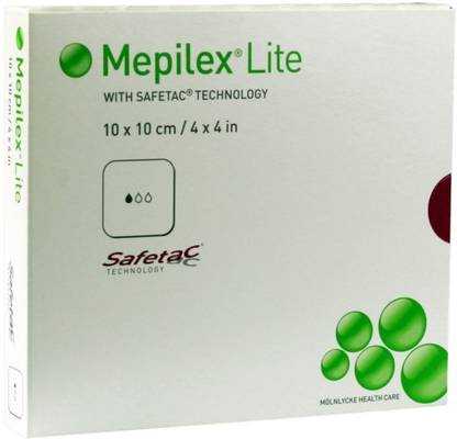 Mepilex Lite 10*10 Foams Virtually Painless and Most Effective Foams Medical Dressing