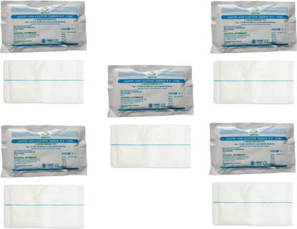 Agarwals Premium Sterile Combine Dressing Surgical Pad 10CM x 20CM (Pack of 5) Interactive dressings Medical Dressing