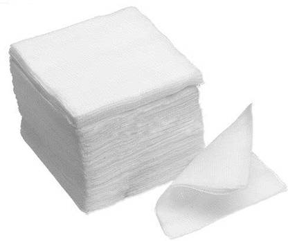 Mitrolia Gauze Swabs for Dresing,Wound, Patti, GAuze Roll 7.5x7.5 CM Pack of 20 Swabs Sterile Gauge Roll