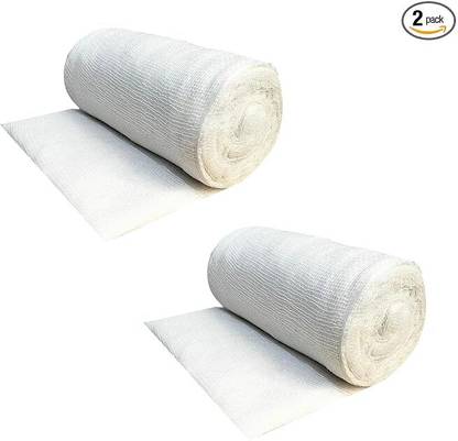 LIFEMED Sterile Gamjee Roll - 15cm x 2mtrs - Medical Wound Dressing (Pack of 2) Gauze Medical Dressing