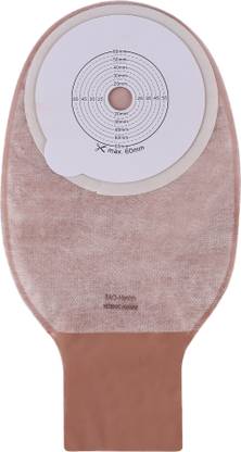 Bao Health One piece pouch, drainable, clamp CLOSURE 60mm (Translucent)(PACK OF 20) Hydrocolloid Medical Dressing