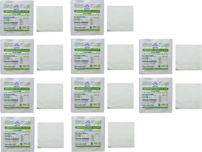 Agarwals Absorbent Gauze Swabs Sterile 7.5 cm X 7.5 cm X 12 ply (Individually Packed) Sterile Gauge Roll