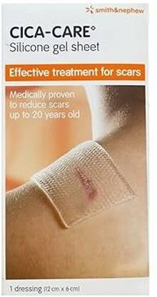 smith and nephew CICA-CARE SILICONE GEL SHEET SIZE 12CMX6CM Hydrogels Medical Dressing